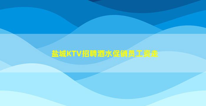 盐城KTV招聘酒水促销员工资走